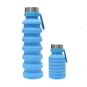 Collapsible Silicone Bottle, 16.9 oz.