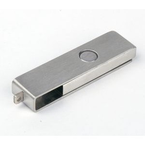 64 GB Silver Metal Swivel USB Flash Drive