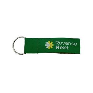 Polyester Short Lanyard with Woven Logo