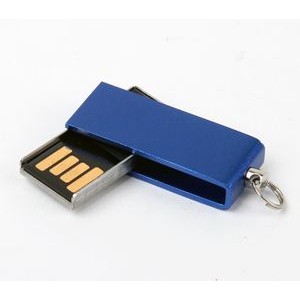 64 MB Swivel USB Flash Drive W/ Keyring