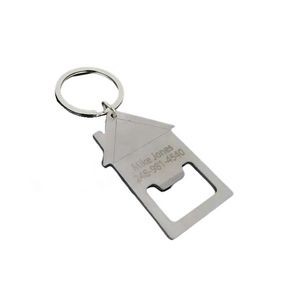 House Shape Opener Keychain