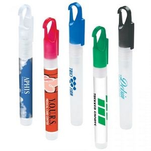 Hand Sanitizer Spray Pen with Carabiner, 0.34 oz.