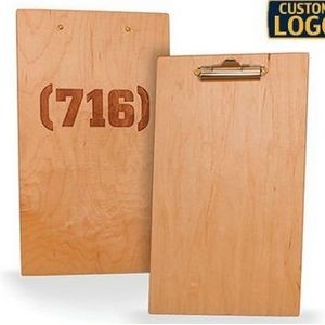 Wooden Clip Board Standard Catalog Finish (8.5"x14")