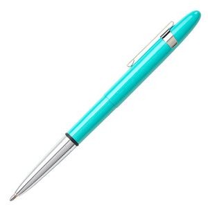 Tahitian Blue Bullet Space Pen w/Chrome Clip