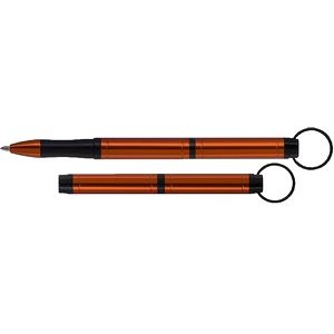 Orange Backpacker Space Pen w/Key Ring