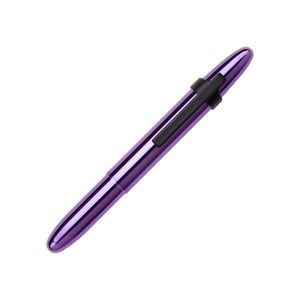 Purple Haze Bullet Space Pen w/Matte Black Finger Grip & Clip
