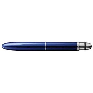 Blue Bullet Grip Space Pen w Chrome Accents