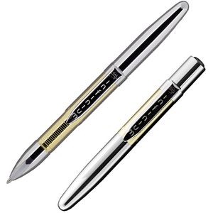 Gold Titanium/Chrome Silver Infinium Space Pen w/Cap