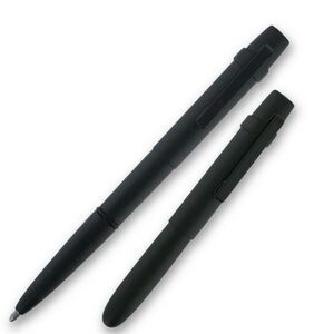 Flat Top Classic Bullet Space Pen w/Matte Black Finish & Pocket Clip