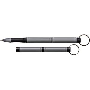 Gunmetal Gray Backpacker Key Ring Space Pen