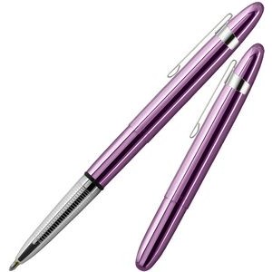 Purple Passion Bullet Space Pen w/Chrome Finger Grip & Clip