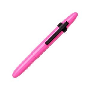 Fisher Matte Black/Pink Space Pen w/Matte Black Clip