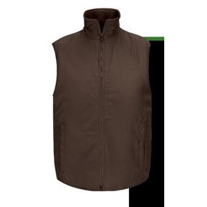 Land Management Unisex Recycled Fleece Vest (Brown)
