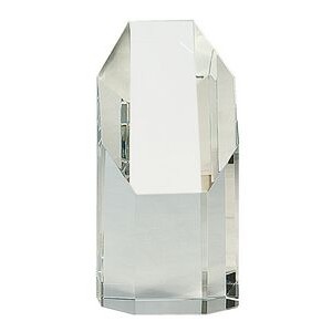 6.5" Crystal Octagon Tower