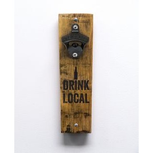 Wall-Mount Stave Bottle Opener - Size Varies