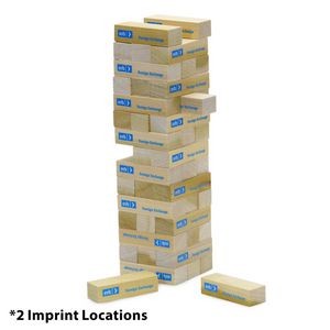 Tabletop Toppling Tower - (Double Imprint Included)