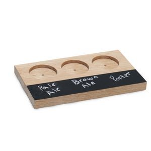 3-Pocket Sampler Paddle w/Chalkboard