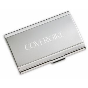 Metal Curved Matte/Shiny Finish Card Case (22 Card Capacity)
