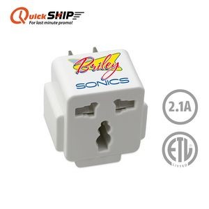 Ivanhoe ETL Wall Charger & World-Wide Adapter-5V 2.1A