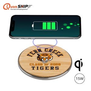Chayes Bamboo 15W Qi Wireless Charger-15W wireless charger