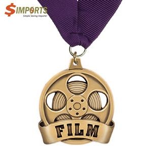 Zinc Alloy Made Plating Medals (Simports)-2.5", 4.0mm