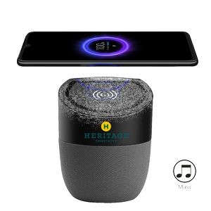 Pod Wireless Charger Bluetooth Speaker-Portable Bluetooth Speaker