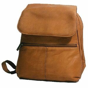 Women's Organizer Leather Backpack