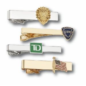 Gold or Silver Plated Brass Tie Bars