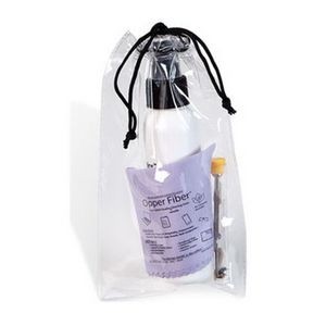 Ultra Opper Fiber® White Cleaner Kit In Drawstring Bag (4 Oz. Bottle w/Repair Kit)
