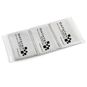 Ultra Opper Fiber® 1 Color To-Go Pack Cleaning Cloths - 3 Pack (6"x6")