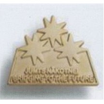 3/4" Die-Struck Brass Lapel Pin