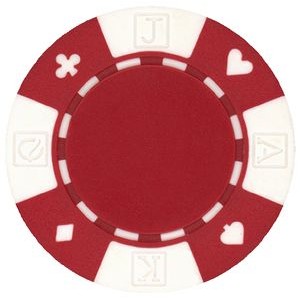 11.5 gram ABS Card Suited Poker Chips - Blank