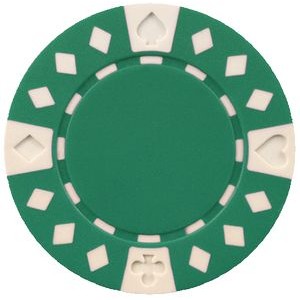 11.5 gram ABS Diamond Suited Poker Chips - Blank