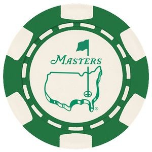 6 Stripe Custom Ball Marker Poker Chip - Foil Heat Stamped