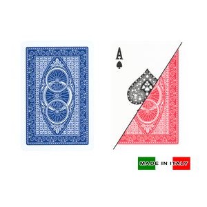 DA VINCI Plastic playing cards - Ruote - Bridge Size, Normal Index