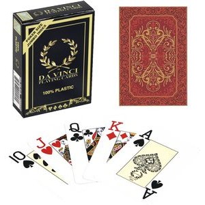 DA VINCI Plastic playing cards - Persiano - Poker Size, Large Index