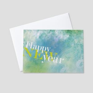 Pure Excitement New Year Greeting Card