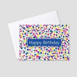 Pops of Color Birthday Greeting Card
