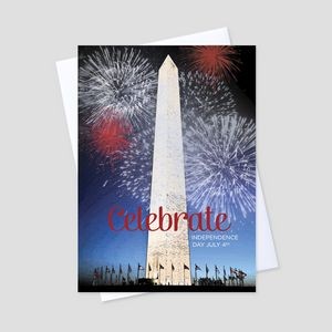 Celebrate the 4th July Fourth Greeting Card
