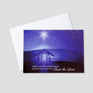 A Christmas Blessing Christmas Greeting Card