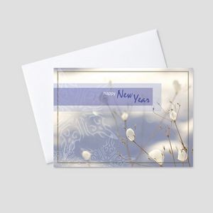 Soft Breezes New Year Greeting Card