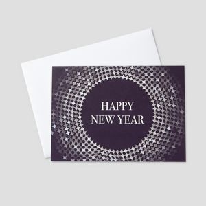 Shining New Year New Year Greeting Card