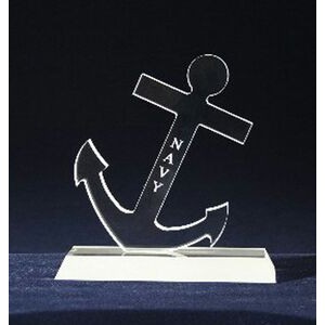 Frosted Anchor Award (7-1/2"x7-3/4")