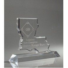 Louisiana State Award (8"x6 3/4")