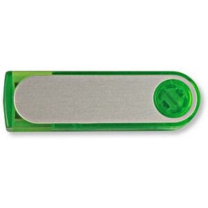 1 GB Translucent Swivel Flash Drive