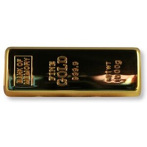 128 MB Gold Bar Style Flash Drive