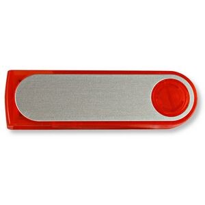 2 GB Translucent Swivel Flash Drive