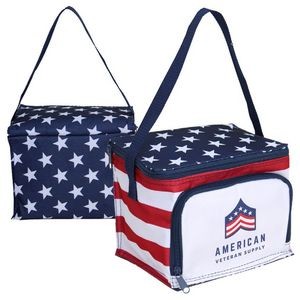 Stars & Stripes 6 Can Cooler/Lunch Bag