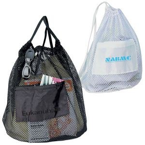 Nylon Drawstring Mesh Tote Bag/Backpack (11