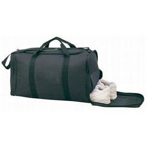 Sports Gym Bag w/Shoe Storage & Removable Strap